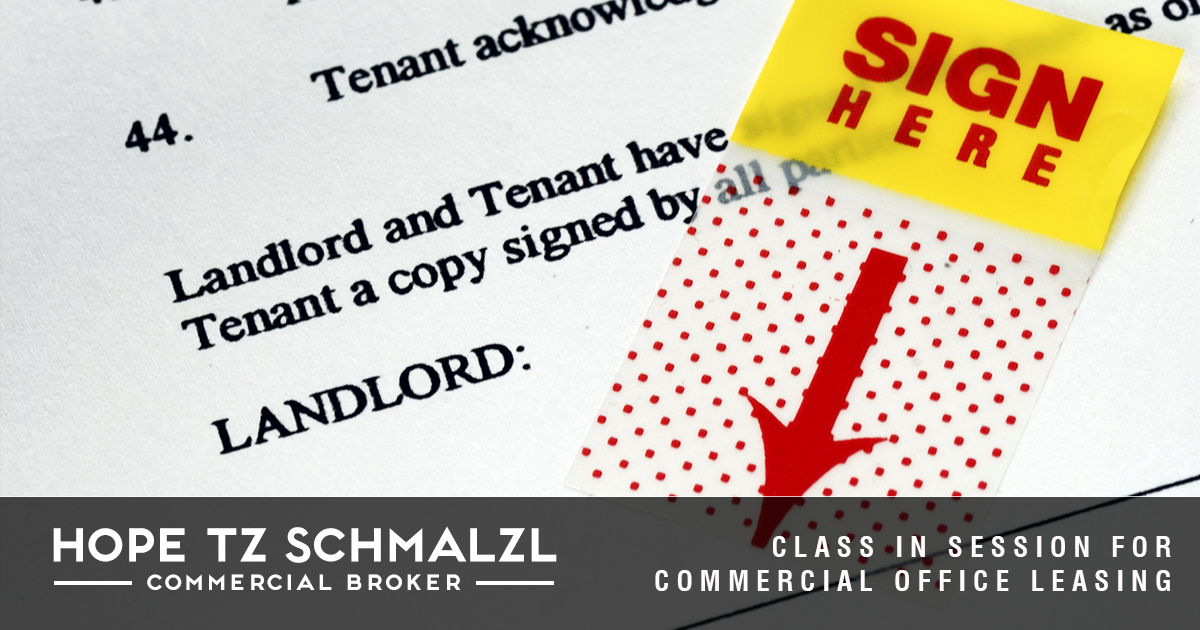 Class In Session for Commercial Office Leasing 101